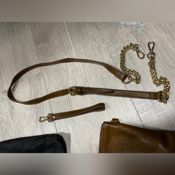 COPY - Lily Jade Crossbody Wristlet in Old English & Gold, Very Good Condition - Picture 7 of 8